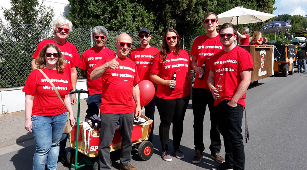 Brensbacher SPD nimmt am Kerbumzug teil